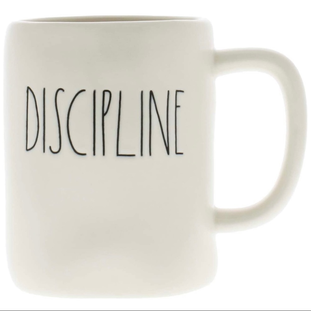 Rae Dunn DISCIPLINE Mug